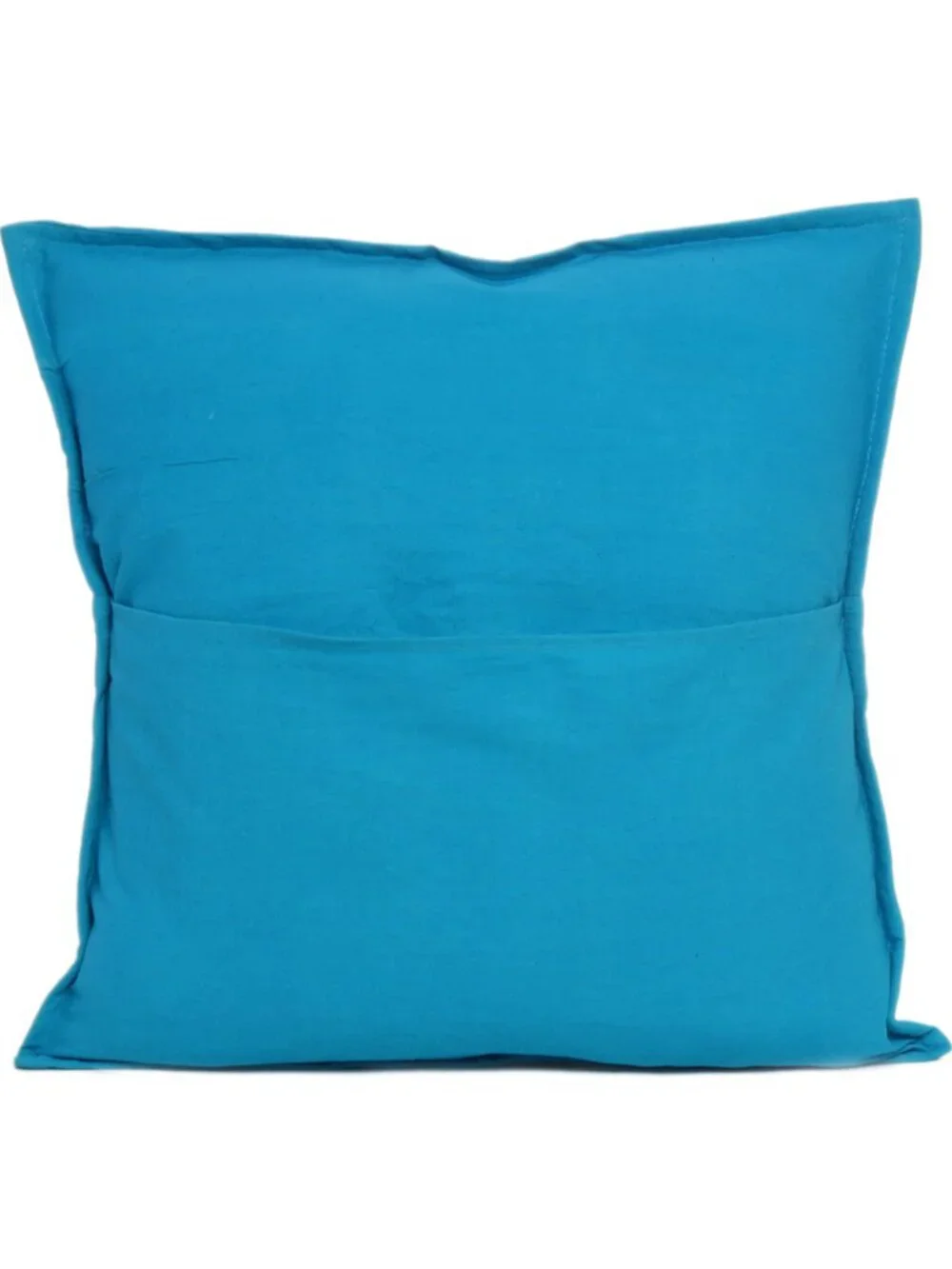Oussum Cotton Decorative Pillow Case Cotton Cushion Cover Flap Closer Set Of 1